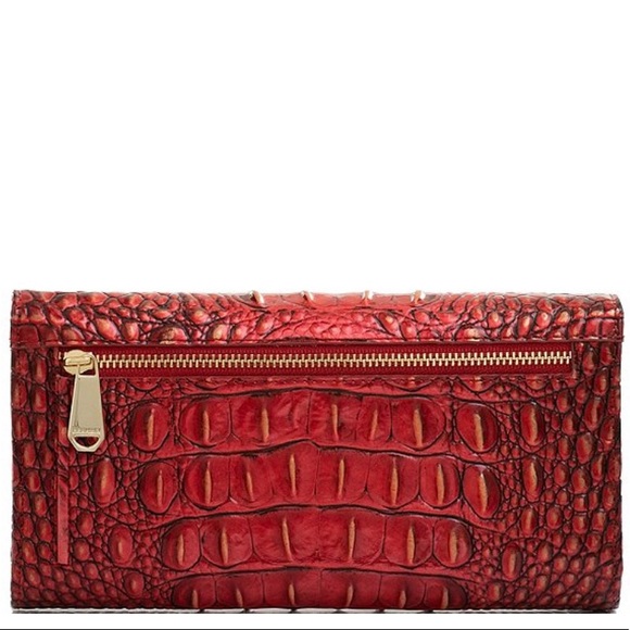 brahmin crimson wallet